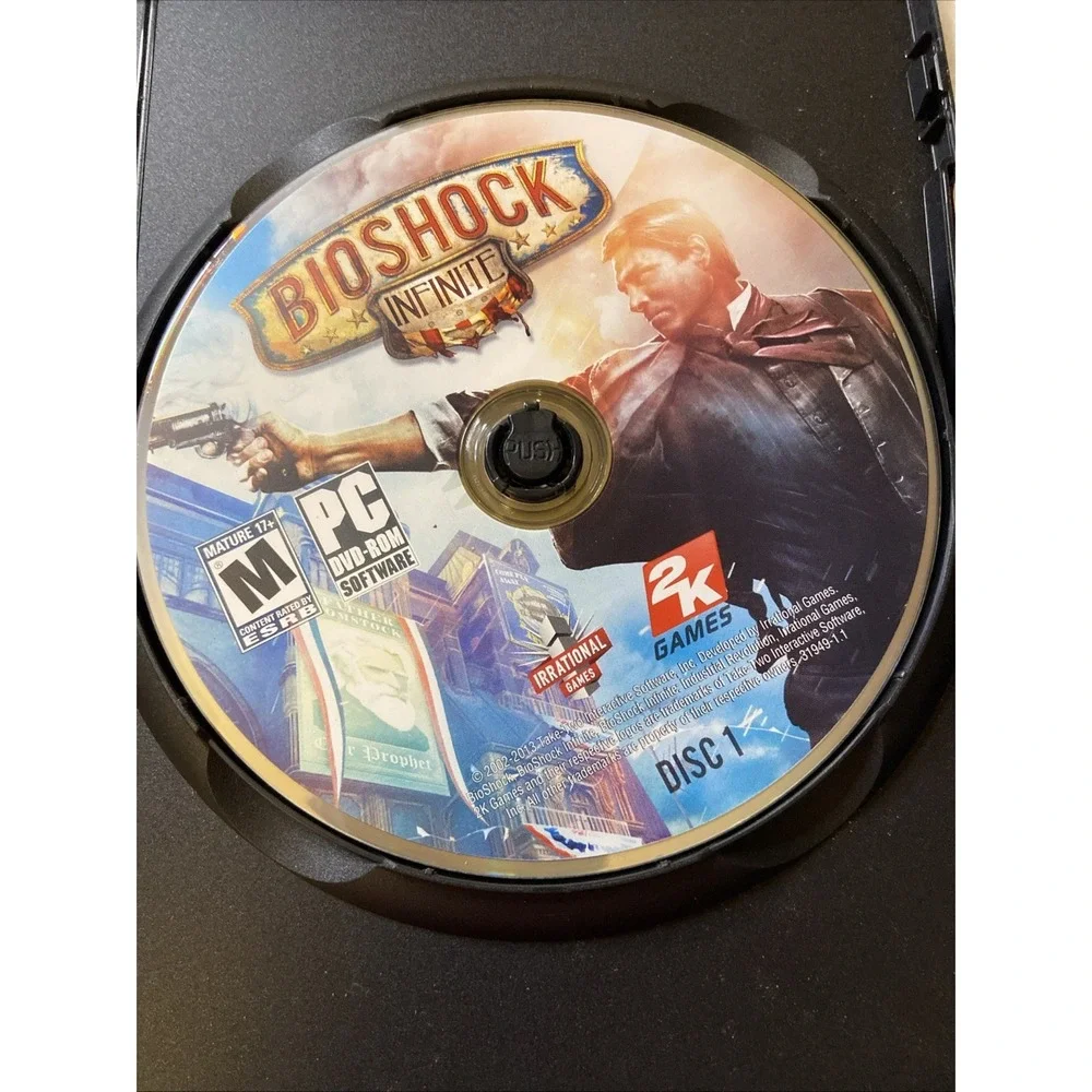 BIOSHOCK INFINITE PC DVD Game CIB Manual‎ Mature